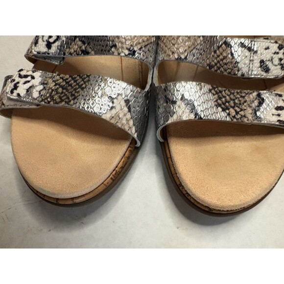 VIONIC WOMEN'S LEATHER SNAKE SKIN SANDALS US SZ 7 EU 38 - Picture 5 of 13